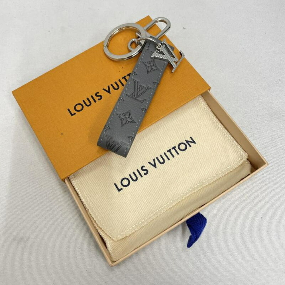 LOUIS VUITTON Monogram Shadow Dragonne M82373 Keyring Keychain